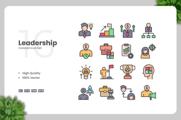 Leadership Colored Icon: A Designer's Stitch Review