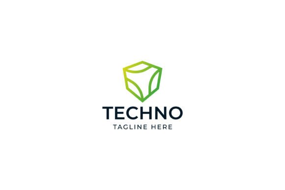 Modern Shield Logo Tech Secure Digital Review