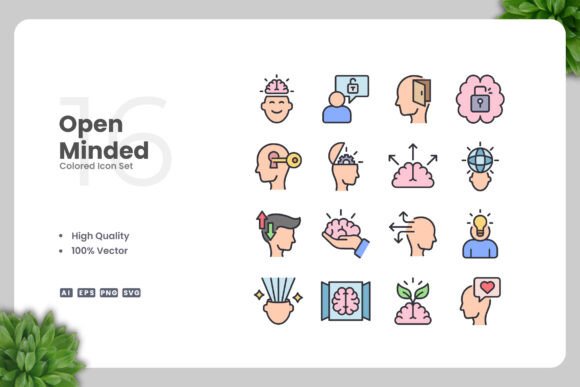 Open Minded Colored Icons: Fresh Graphics for Modern Blogs