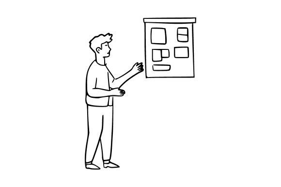 Person Giving a Presentation: Graphics and Illustrations