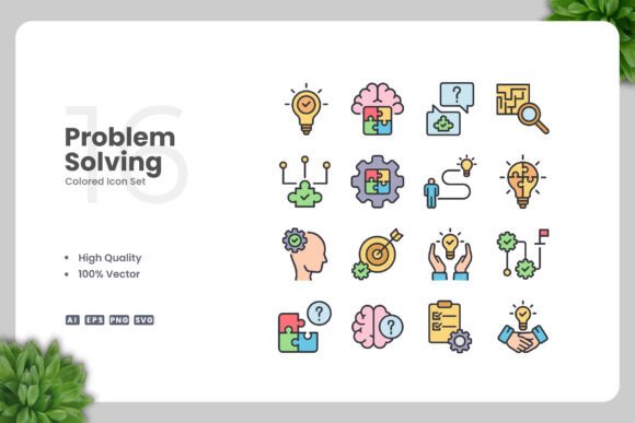 Problem Solving Colored Icons: Graphics for Crafters